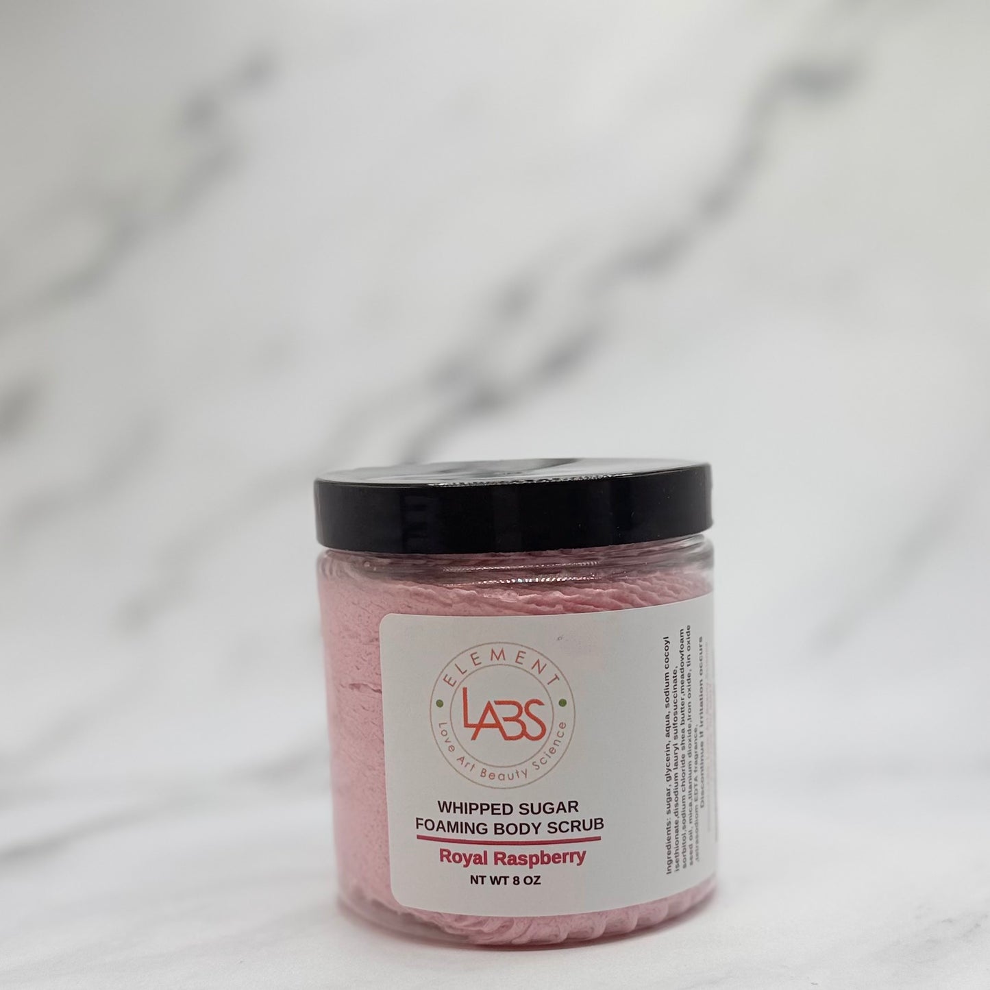 Foaming Whipped Sugar Scrub, Royal Raspberry