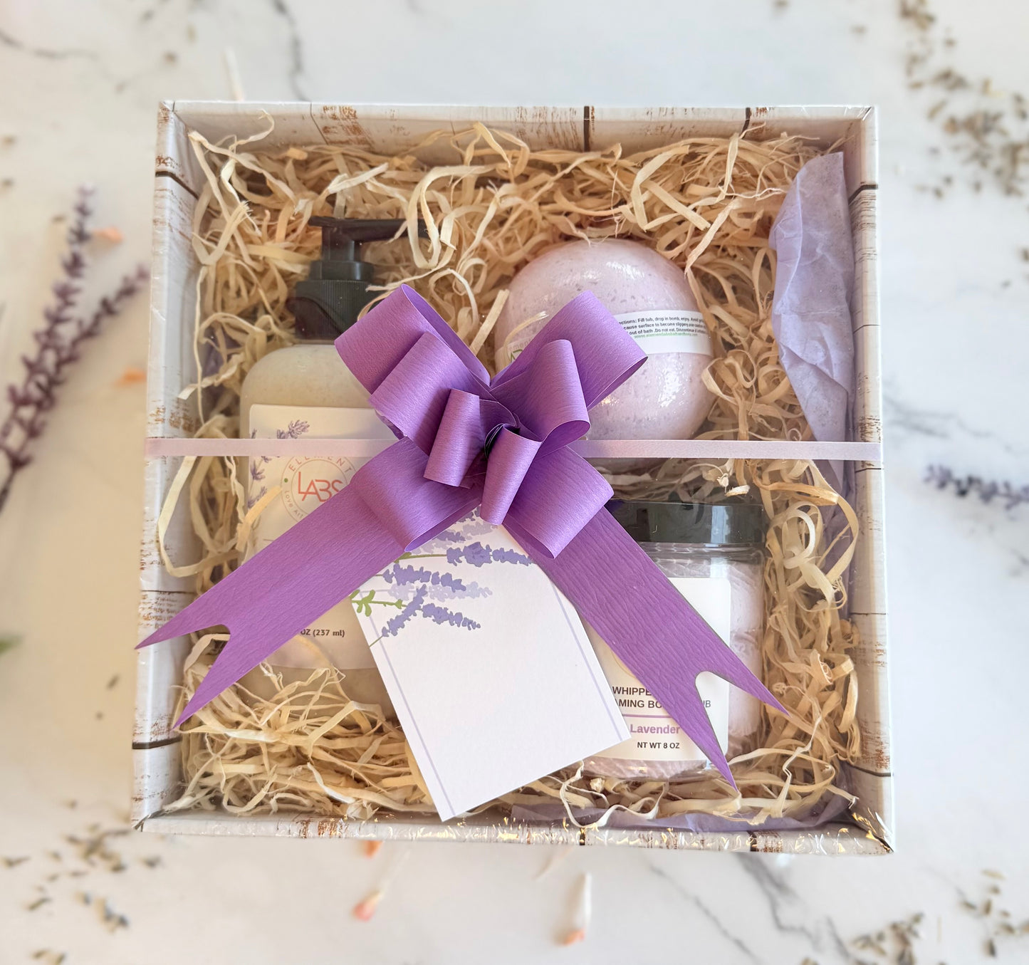Lavender gift box