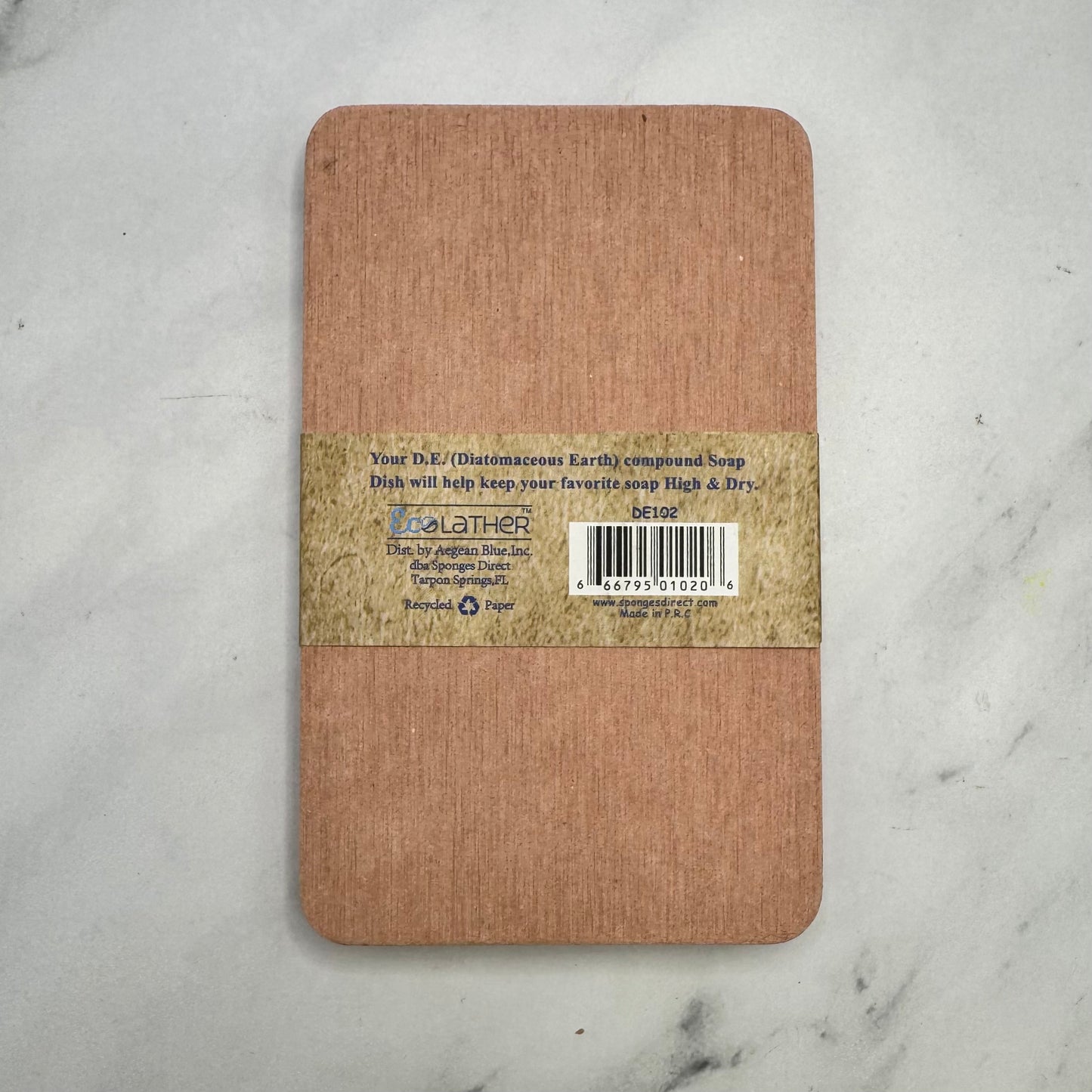 Diatomaceous Earth Soap Dish