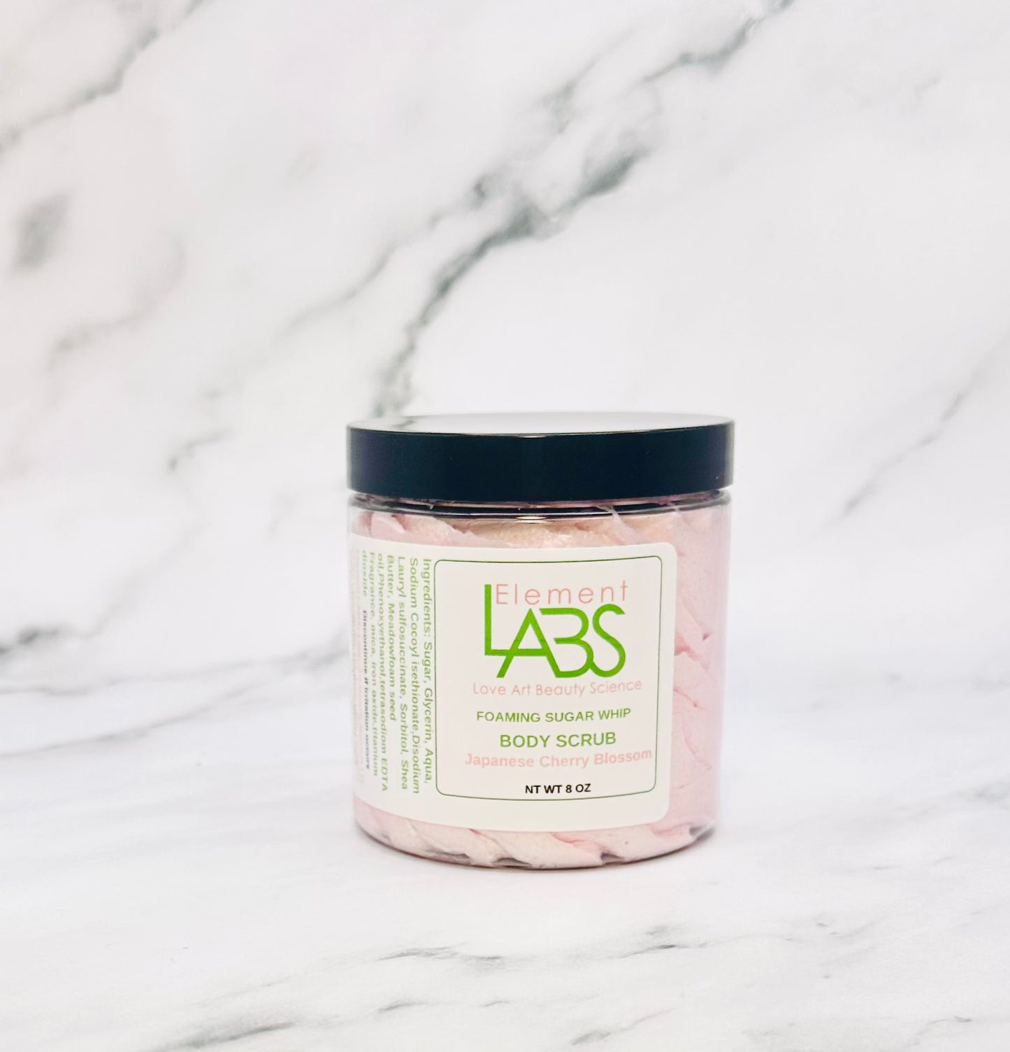 Foaming Whipped Sugar Scrub, Japanese Cherry Blossom