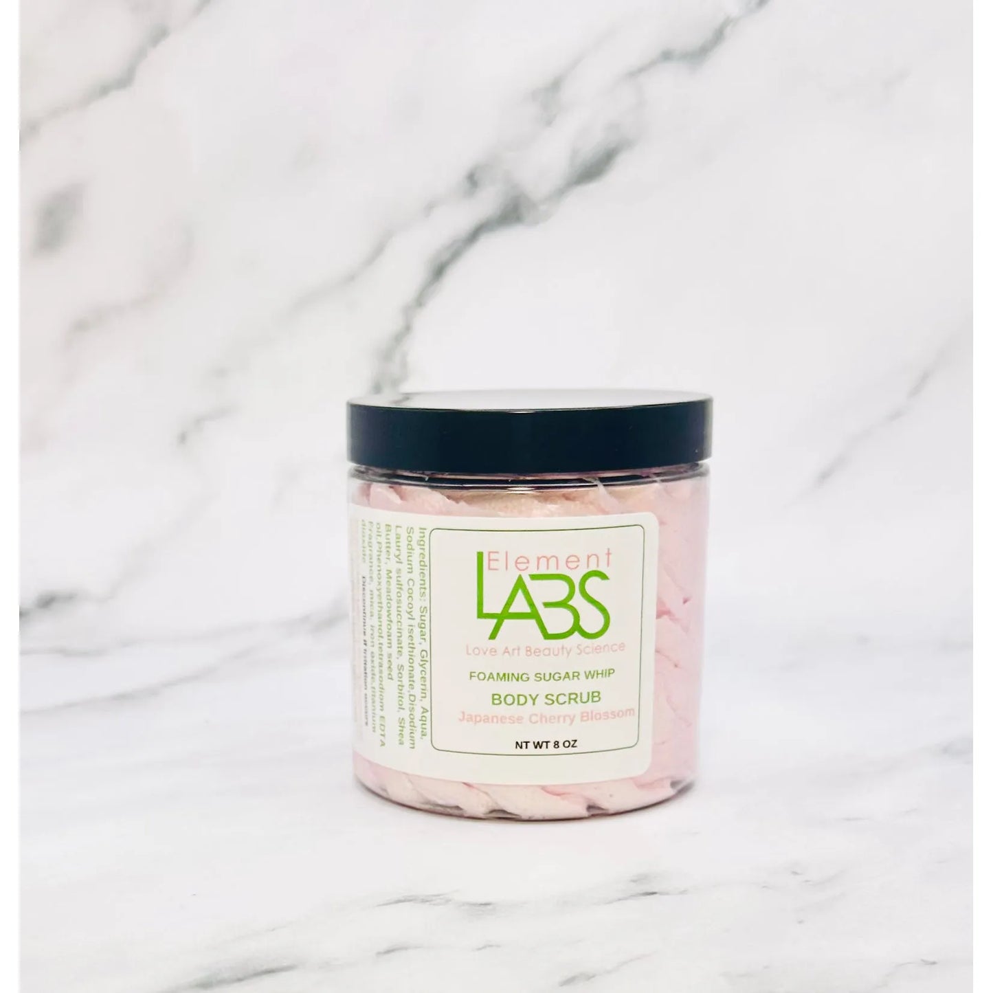 Foaming Whipped Sugar Scrub, Japanese Cherry Blossom