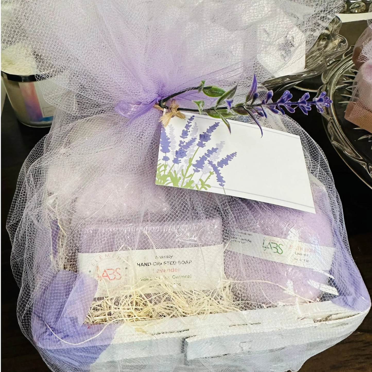 Lavender Gift Basket, Gift Set