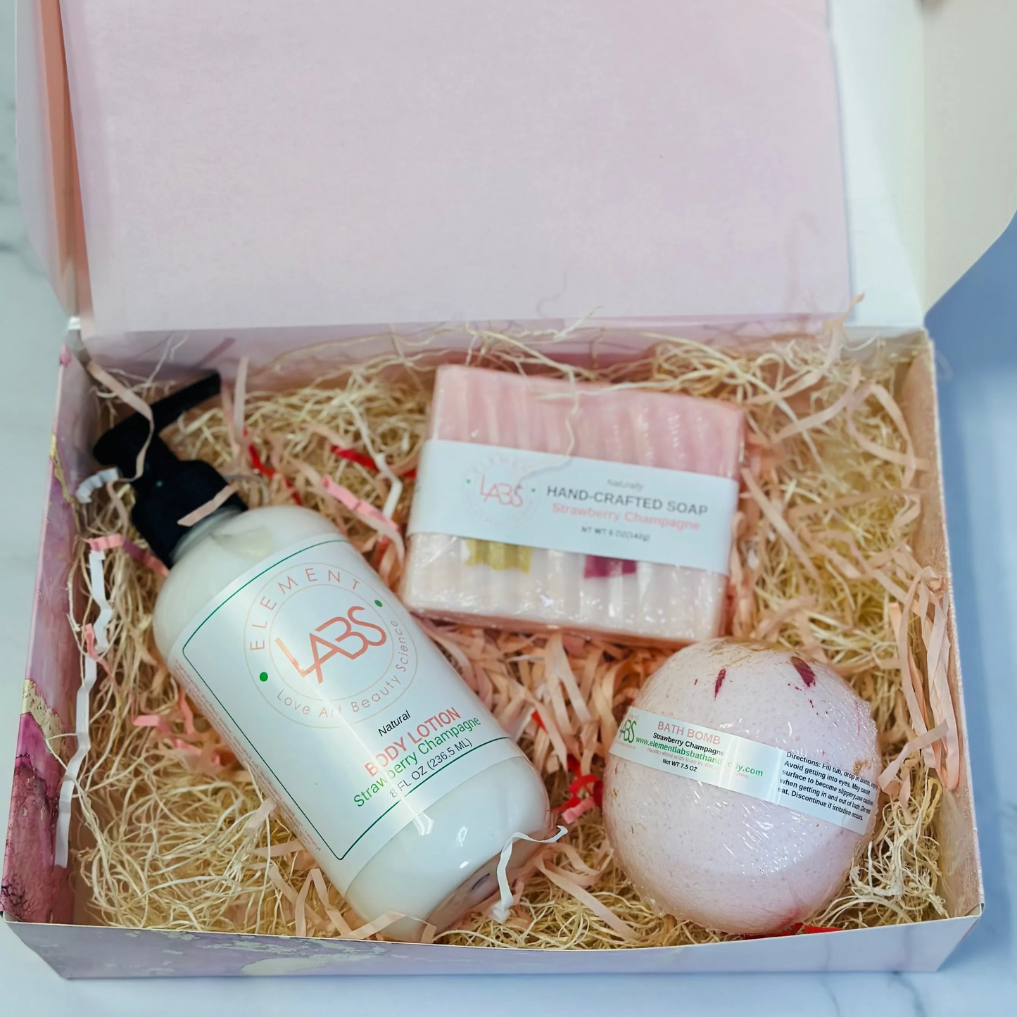 Strawberry Champagne, Gift Set