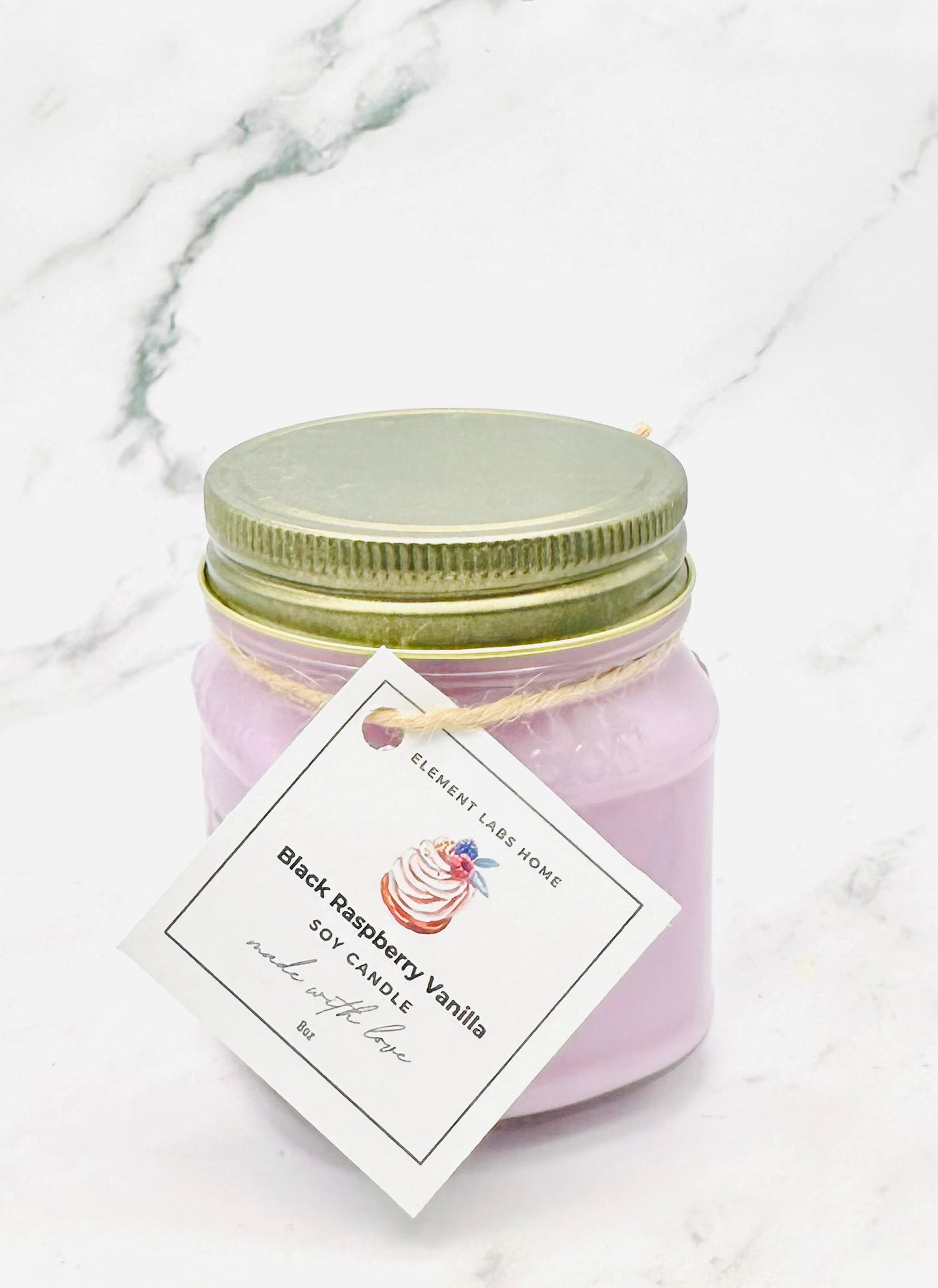 Soy Candle, Black Raspberry Vanilla