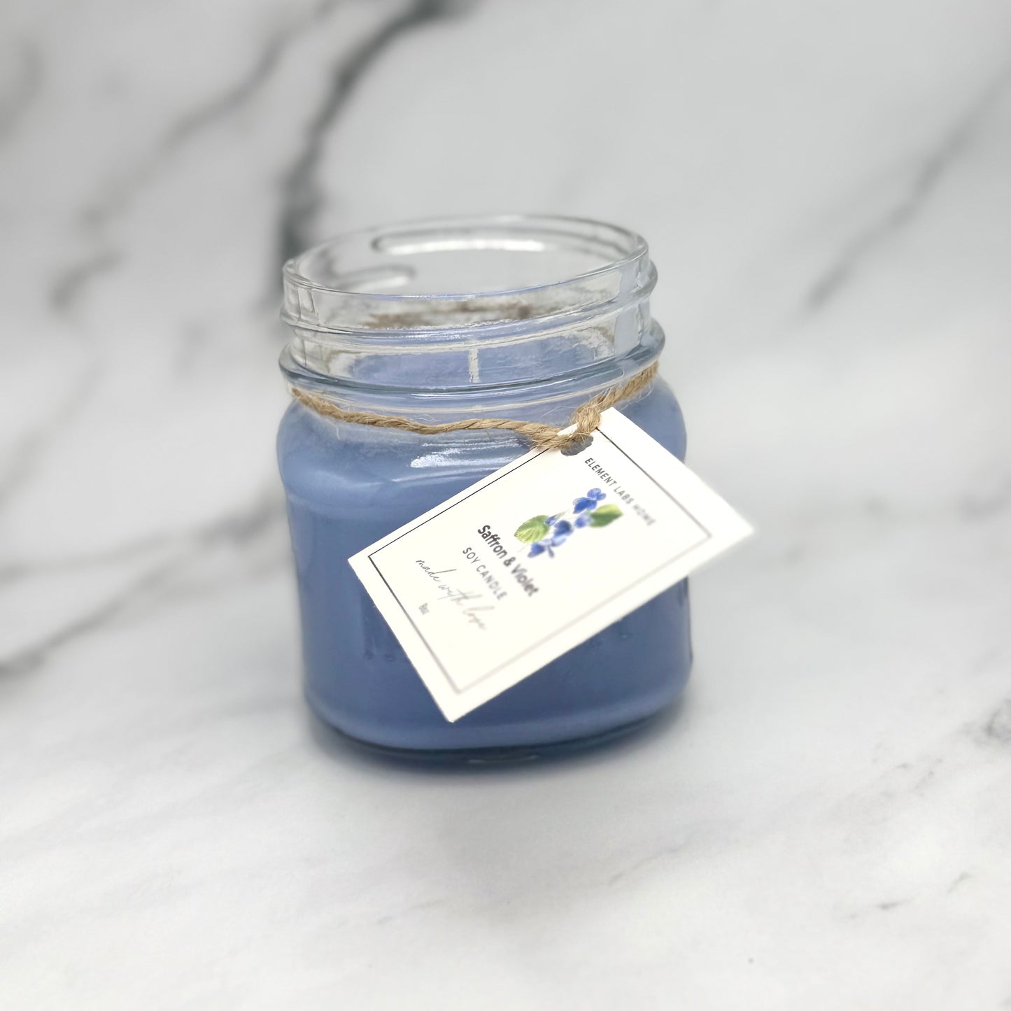 Soy Candle, Saffron & Violet