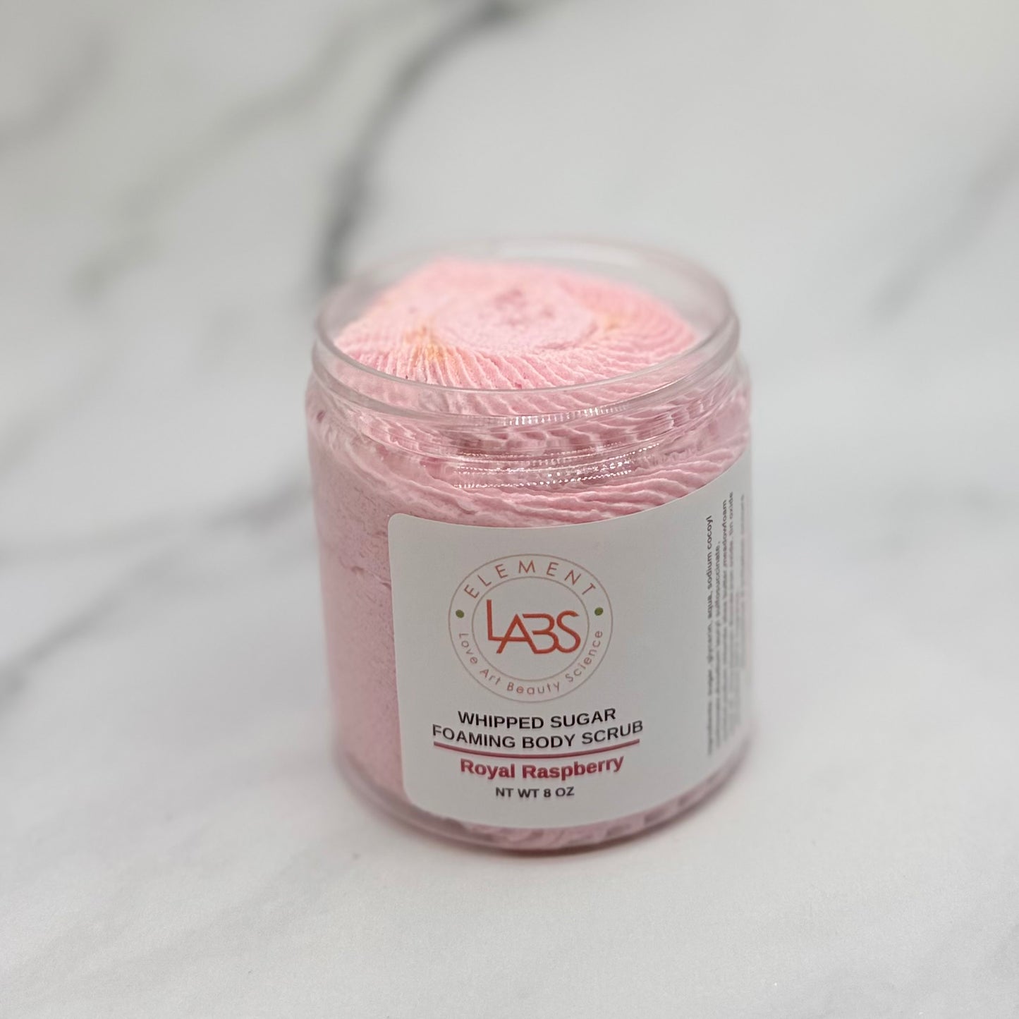 Foaming Whipped Sugar Scrub, Royal Raspberry