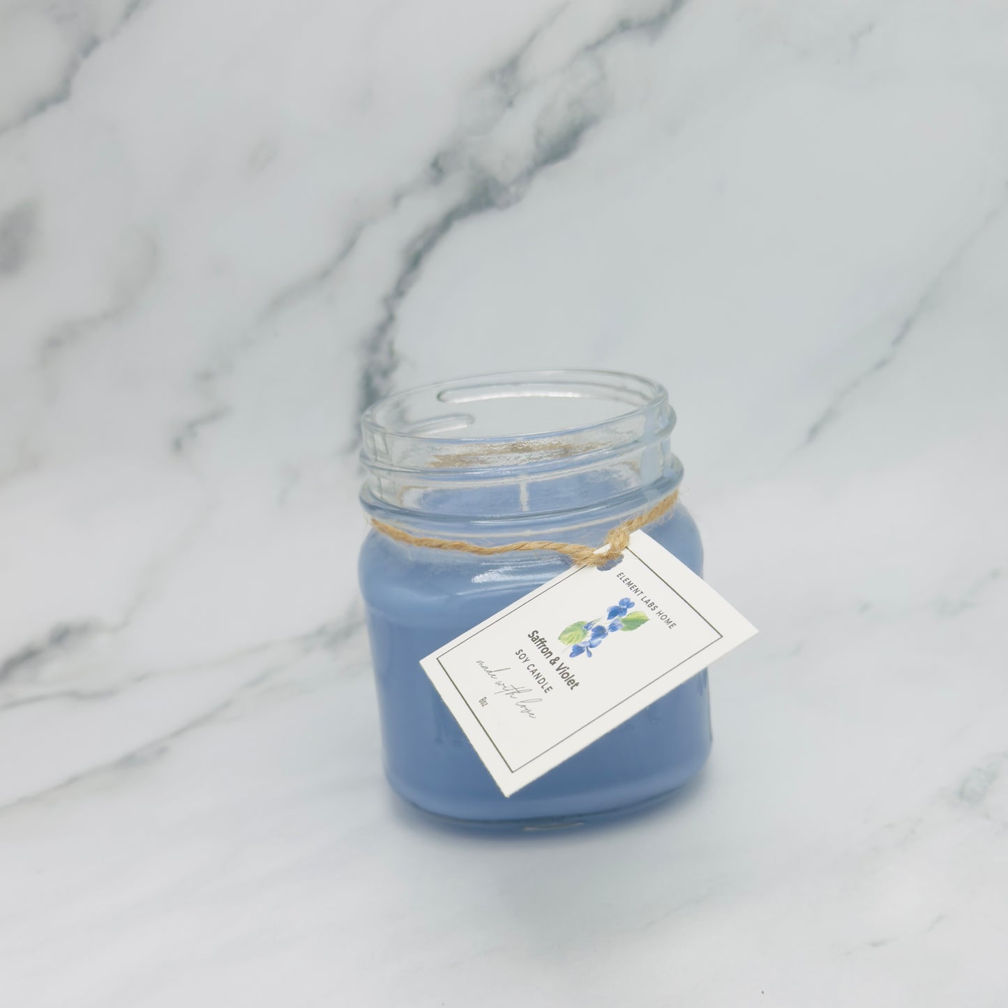 Soy Candle, Saffron & Violet
