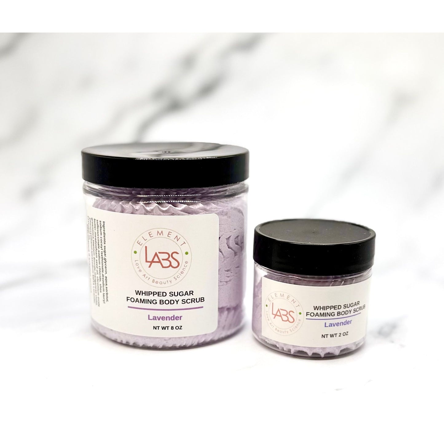 Foaming Whipped Sugar Scrub, Lavender