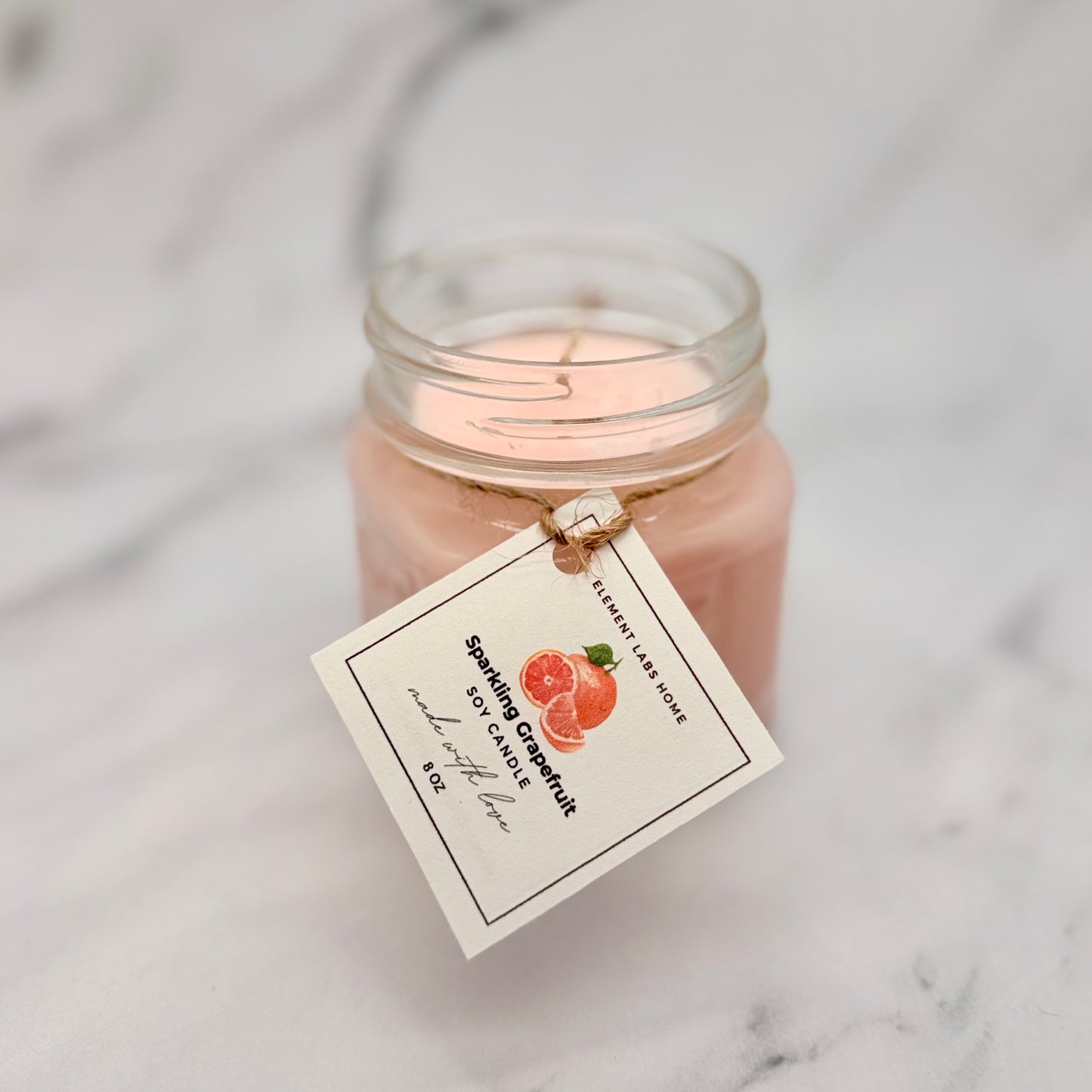 Soy Candle, Sparkling Grapefruit