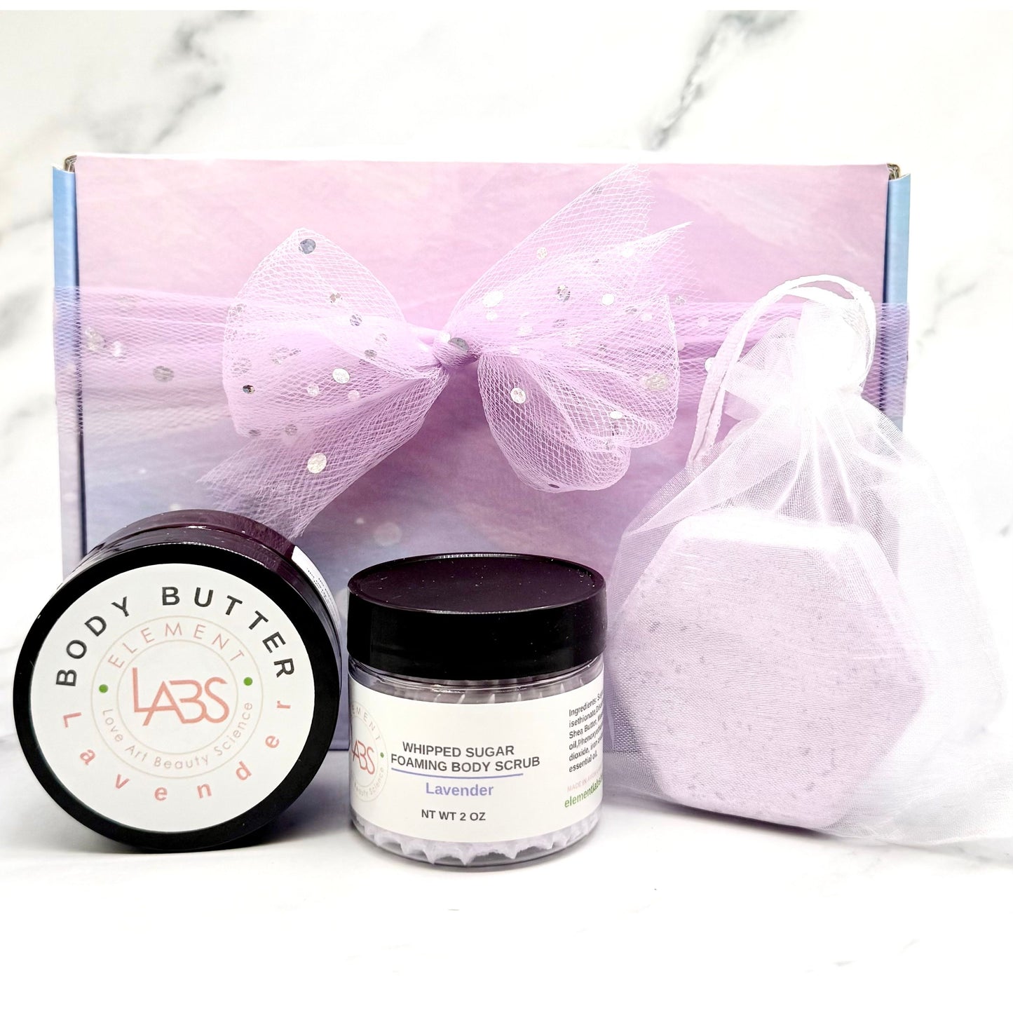 Small Gift Set with Shower Bomb, Lavender