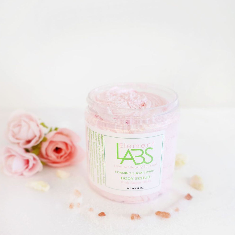 Foaming Whipped Sugar Scrub, Pink Sugar Bliss