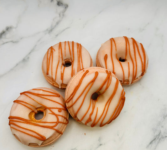 Bath Bomb, Cinnamon Vanilla pumpkin Donut