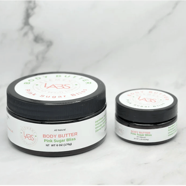 Body Butter, moisturizer-Pink Sugar Bliss Body Butter - Element LABS Bath and Body